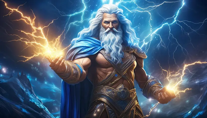 1. Zeus - Top 10 Most Powerful Greek Gods
