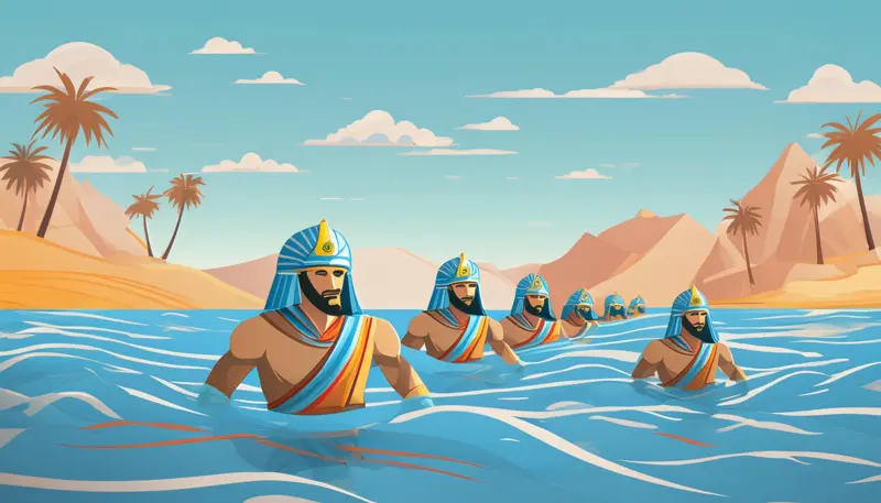 Pharaohs-army-drowned-in-the-Red-Sea