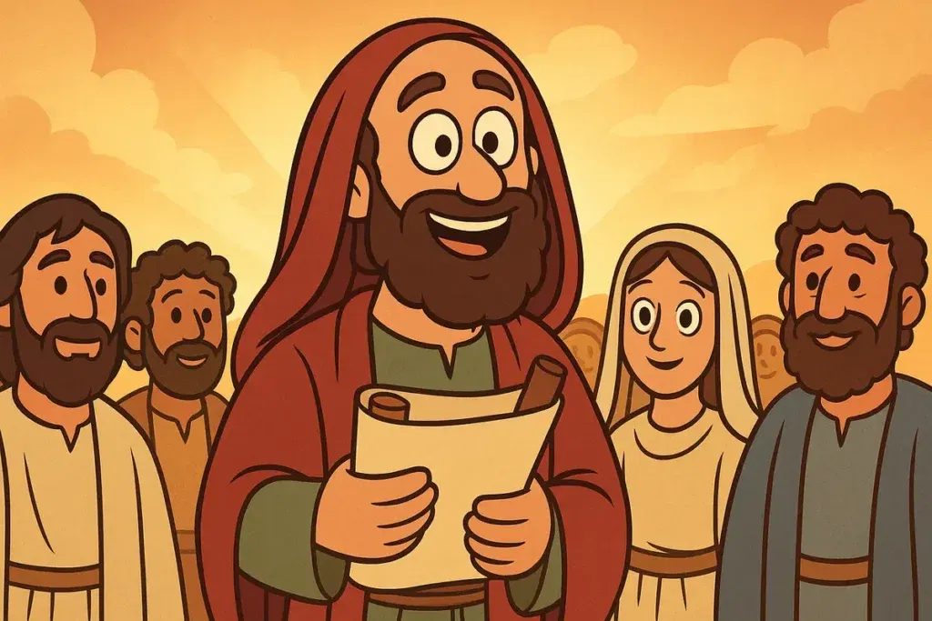 Saul becomes Paul and shares the good news