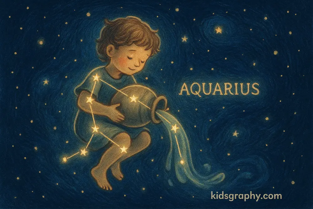 Ganymede pouring nectar for Olympian gods in Greek mythology.